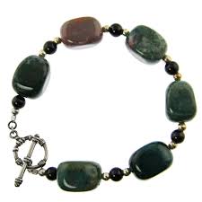 Pink And Green Jasper Bracelet