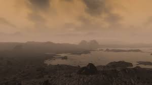 Pictured above is a panoramic fisheye view huygen's obtained from about five kilometers above titan's surface. A Flight Over The Surface Of Saturn S Moon Titan Youtube