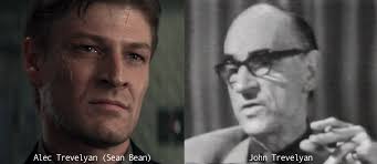 The villain of Goldeneye (1995), Alec Trevelyan, was named after John  Trevelyan, who worked as the British film censor during the sixties.  Trevelyan held a strong dislike of the Bond movies, specifically