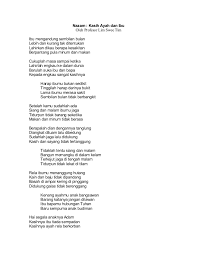 Kasih Ayah Dan Ibu