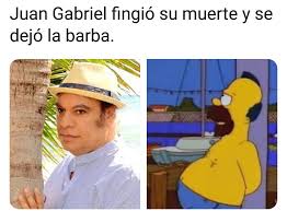 Jun 10, 2021 · juan gabriel vásquez montre ce que cet héritage peut créer de passion mêlée de crainte pour la vérité. Chilango Los Memes Por La Resurreccion De Juanga