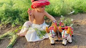 Farmer Theme Baby Photoshoot Happy Farmer S Day Baby Farmer Monthly Baby Photoshoot Youtube