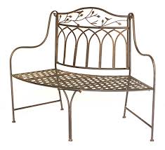 Gartenbank Eisen Halbrund Metal Breite Rimantische Gartenbank Eisen Gartenbank Bank