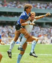 Inglaterra 1 (méxico 1986) public figure athlete diego maradona videos argentina 2 vs. Argentina 2 England 1 In 1986 In Mexico City Oscar Ruggeri Climbs All Over Terry Butcher In The World Cup England Football Team England Football Soccer Event