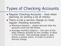 Which is an advantage of using a checking account. Chapter 26 Opening A Checking Account Advantages Of Checking Account Convenience Spend Money Through Paper Checks Or The Eft Systems Safety From Ppt Download