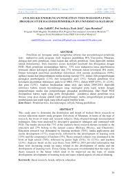 Organisasi sebagai penulis the cardiac society of australia and new zealand. Contoh Tesis Kuantitatif Pendidikan Pdf Contoh Soal Dan Materi Pelajaran 2