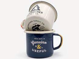 Advencher Supply's Enamel-Coated Coffee Mugs — Tools and Toys