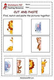 Games, puzzles, and other fun activities to help kids practice letters, numbers, and more! Animals Cut And Paste Worksheets Pdf