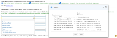 Solved A Compute Lucilleslucilles Taxable Income And F