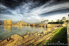 Crusader Sea Castle Sidon In Lebanon Lebanon Monument Valley Castle