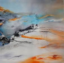 Weisse Landschaft By Agnes Lang Abstract Art Nature Miscellaneous Painting Abstract Abstract Painting Landscape Artwork