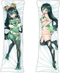 Amazon.com: Tsuyu Asui Froppy My Hero Academia Body Pillowcase  150cmx50cm(60inx20in) 2 Way Tricot Double-Sided Japanese Anime Manga Pillow  Cover Home Decor : Home & Kitchen