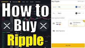 How to buy ripple in the usa, canada & worldwide. How To Buy Ripple Xrp On Binance 0 09 Fees Tutorial Youtube