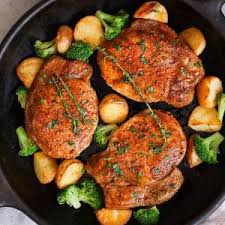 With a thicker cut of meat, you would need to put the meat in first and then add the veggies to the pan later. 15 Minute Easy Boneless Pork Chops Perfectly Tender Juicy Tipbuzz