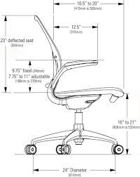 If you have the luxury of designing your kitchen from scratch, why not size everything just as you like it? Office Chair Dimension Standards Cafe Chairs Chair Dining Sets Modern