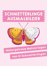 Ausmalbilder Schmetterlinge Unterrichtsmaterial Zum Download