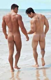Naked Guys on the Beach - порно