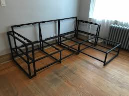 The plans for the second part of the section, the partial couch, can be found here. How To Make A Modern Metal Wood Sectional Sofa 9 Steps With Pictures Instructables