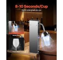 VEVOR Glass Froster Chiller, CO2 Beer Glass Froster, 8-10 Seconds/Cup  Instant Glass Chiller for Wine, Cocktail, Champagne EYHTBBJXLS00F1PJ4V1
