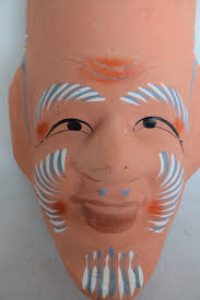 Buy Japan KAGURA OMOIKANE Noh Kabuki Edo Kagura Mask Japanese Bearded  Wisdom God Dance Mask Wall Decoration Hand Painted Paper Mache Folk Art  Online in India