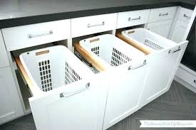 Bathroom Cabinet With Built In Laundry Hamper Bathroom Laundry Basket Bathroom Laundry Hampers La Laundry Cabinets Laundry Room Hamper Laundry Room Inspiration