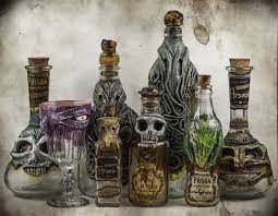 Mystery Bottles Halloween Bottles Halloween Potion Bottles Halloween Potions