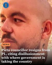 A local councillor in Pieta has resigned from the Labour Party and will  instead continue to serve as an independent councillor, citing his  disillusionment with the direction that the government is taking
