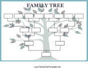 All of our free charts here are fillable.. Family Tree Templates