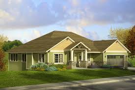 Simple sloped lot house plans and hillside cottage plans with walkout basement! Craftsman House Plans Berkshire 30 995 Associated Designs