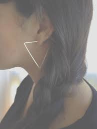 Large Triangle Hoops Hammered Triangle Hoop Earrings Etsy Sterling Earrings Hoop Earrings Sterling Silver Earrings