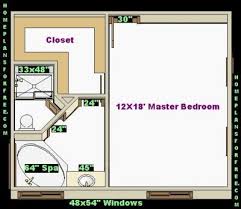 A master bedroom is usually the largest bedroom in the house, often with a private bathroom. Bathroom Design Bathroom Floor Plans Master Bedroom Plans Kids Bedroom Remodel