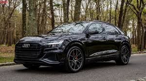 The sporty interior conveys luxurious charm; Video Cars Co Za Drives The Audi Q8 3 0t Could It Be A New Dream Car Dream Cars Lux Cars Suv Cars