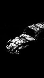 Old Volkswagen Beetle Shadows Black Android Wallpaper Volkswagen Beetle Beetle Black Wallpaper Iphone