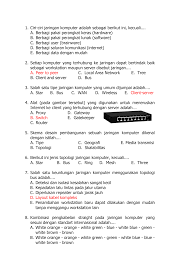 Dalam konfigurasi berbagi pakai koneksi internet (internet connection sharing), komputer yang tersambung dengan internet akan berfungsi sebagai. 1 Ciri Ciri Jaringan Komputer Adalah Sebagai Berikut Ini Kecuali A