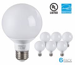 6 Pack G25 Globe Led Light Bulb 5w 40w Equiv 5000k Daylight E26 Medium Base 3 Year Warranty Walmart Com Walmart Com