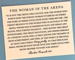 It's not the critic who counts; Daring Greatly Quote Etsy