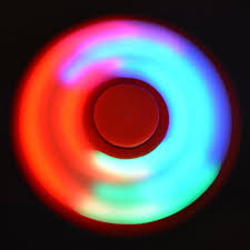 Color Changing Led Lights Focus Toy Fidget Finger Spinner Red Color Changing Led Led Color Changing Lights Color Change