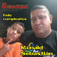 Hoy está de cumpleaños RONALD SEBASTIÁN GUTIÉRREZ, hijo del amigo Ronald  Gutiérrez, quien le está brindando un día lleno de felicidad familiar.  Bendiciones de DIOS Padre Todopoderoso con lo mejor en salud