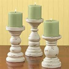 Its durable wooden material and richly distressed finish also add to its vintage, classic look providing versatility so you can arrange them in groups or separately. 250 Best Wooden Candle Sticks Ideas Wooden Candle Sticks Wooden Candles Candle Holders