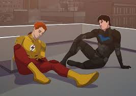 Redemsi Nightwing And Kid Flash Young Justice Version Comic Art Young Justice Young Justice League Nightwing