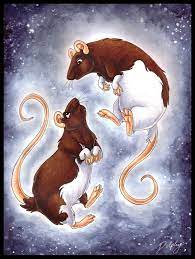 Rat Angels Animal Art Copic Marker Art Rats