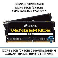 Mau kinerja laptop anda menjadi tidak lemot kembali? Jual Corsair Ram Laptop Vengeance Ddr4 16gb 2x8gb Cmsx16gx4m2a2400c16 Jakarta Pusat Das Livia Computer Tokopedia