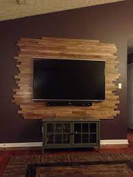 My design plans led me to create this diy vertical wood slat wall. 14 Modern Tv Wall Mount Ideas For Your Best Room Archlux Net Tv Wall Decor Modern Tv Wall Wall Mounted Tv