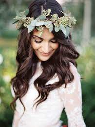 11 Beautiful Winter Flower Crowns For Your Wedding Wedding Hairstyles Flower Crown Wedding Wedding Hairstyles For Long Hair