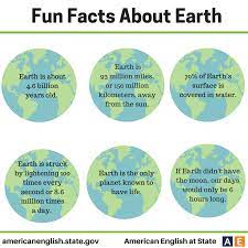 We live in an interesting time that allows us to explore the solar system with robotic. American English At State Happy Earth Day Which Of These Fun Facts About Earth Is Most Surprising To You Americanenglish Earthday Facebook