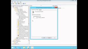 Refer to this microsoft article so that you will allow blank passwords. Password Account Policies Windows Server 2012 R2 Youtube