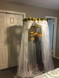 Diy Sunflower Baby Crib Canopy Baby Crib Canopy Nursery Baby Room Baby Girl Room