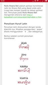 Soal aksara bali kelas 6. Translate Aksara Bali Ke Latin Siswapelajar Com