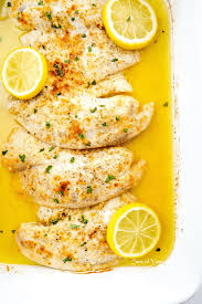 Baked Tilapia With Garlic Lemon Butter Baked Tilapia Recipes Fish Recipes Baked Garlic Fish Recipe