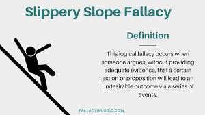 Slippery Slope Fallacy In 2020 Logical Fallacies Fallacy Definition Logic